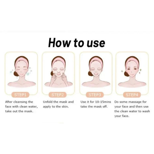 10Pcs Snail Facial Face Mask