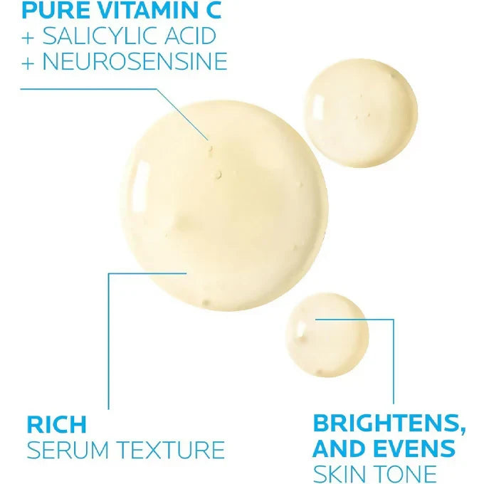 La Roche-Posay VITAMIN C SERUM Boost Skin Radiance Refines Texture 10% Pure