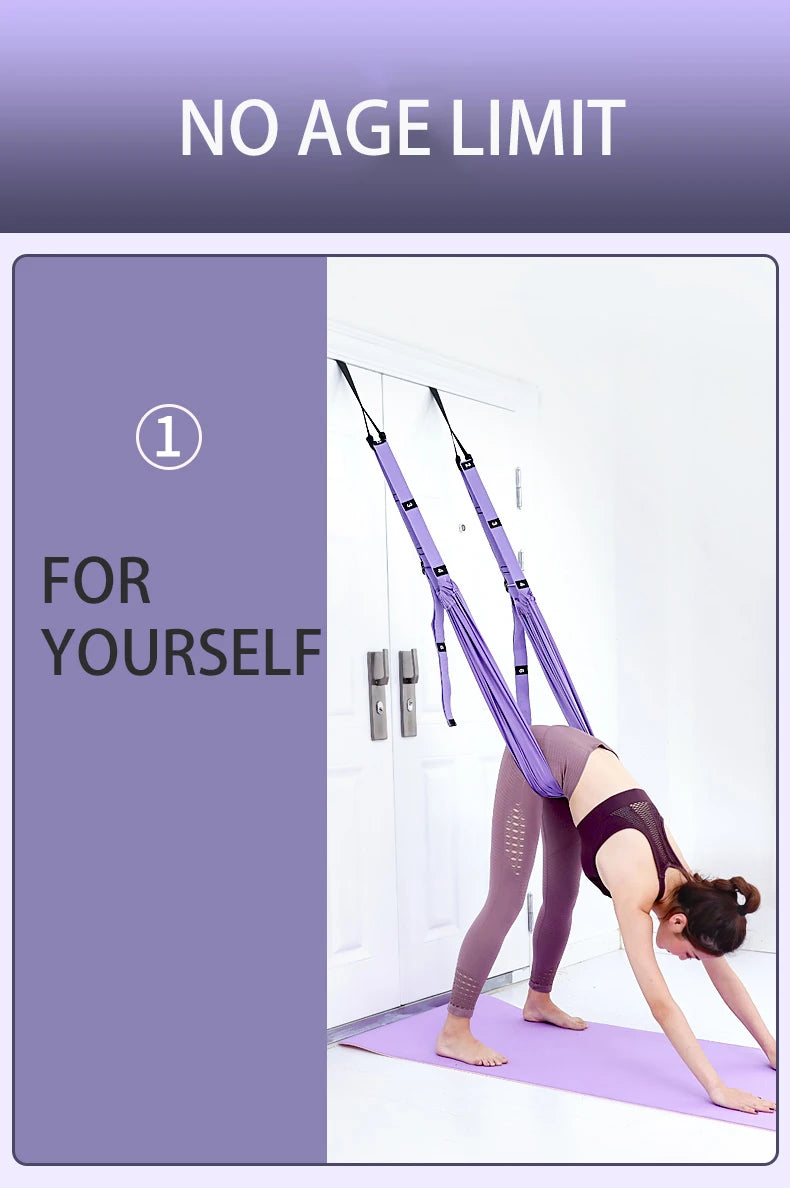 Air Yoga Tension Belt One Line Horse Inverted Split And Bent Waist Belt Stretching Yoga Auxiliary Trainer