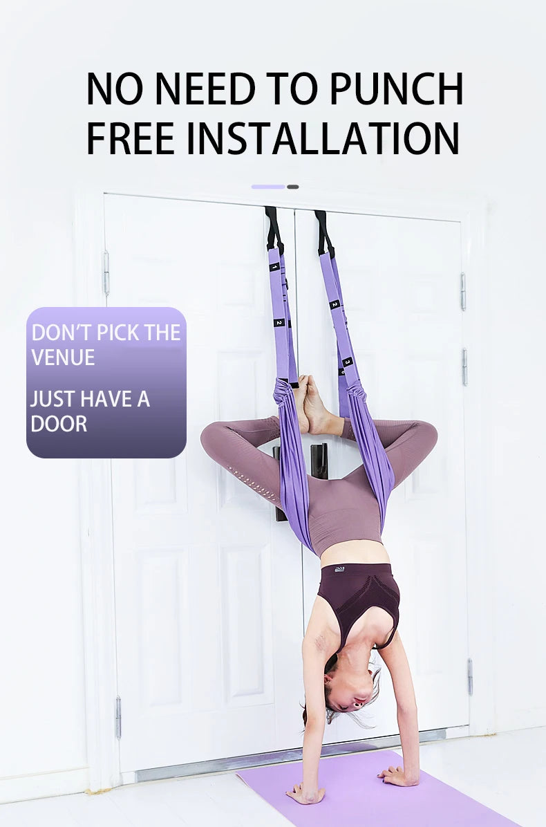 Air Yoga Tension Belt One Line Horse Inverted Split And Bent Waist Belt Stretching Yoga Auxiliary Trainer