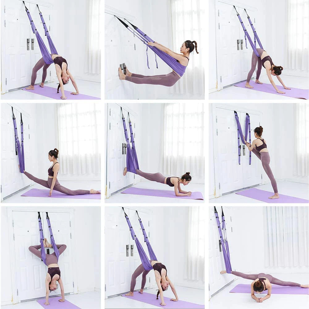 Air Yoga Tension Belt One Line Horse Inverted Split And Bent Waist Belt Stretching Yoga Auxiliary Trainer