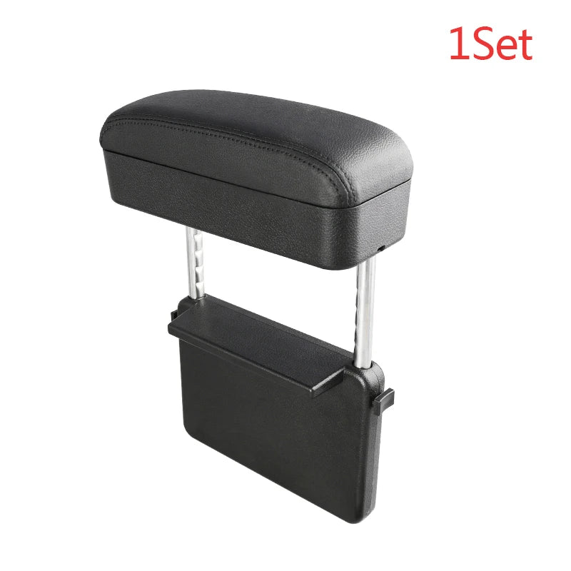 BLALION Armrest Support Elbow Rest Pad Armrest Extender With Console Storage Organizer Adjustable Height Arm Rest Box Accessory