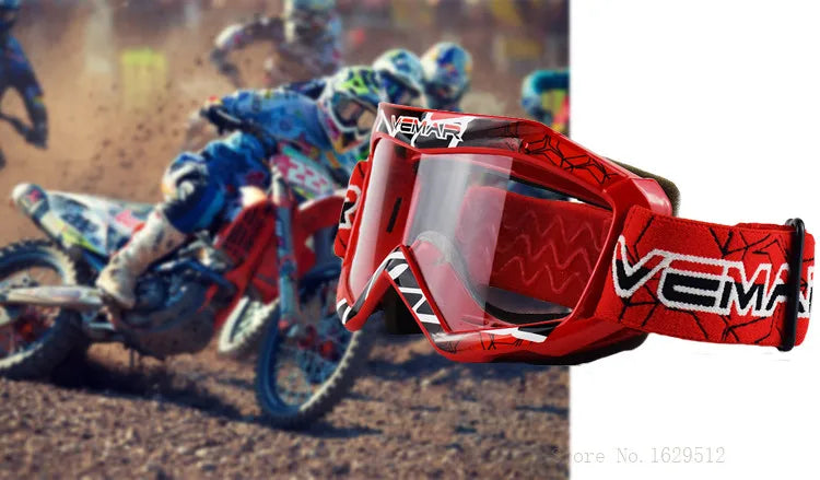 Vemar Motorcycle Glasses Kids Child Motorbike Racing Goggles MX MTB Off-Road Dirt kid Bike For motocross Helmet gafas