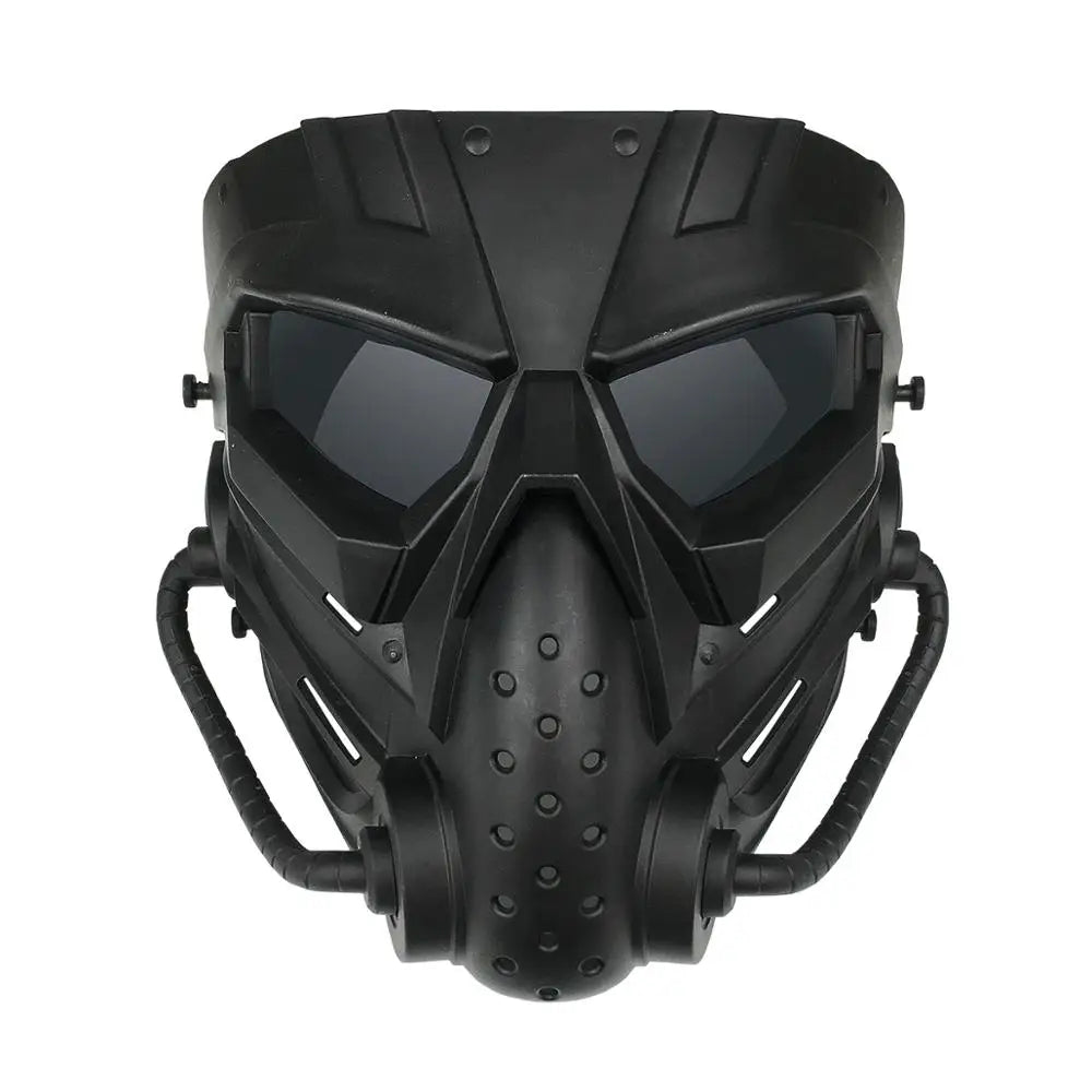 Airsoft Masks Defensive PC Lens Skull Mask Outdoor Shooting Mouth Mask Hunting Tactical Paintball Protection Face Mask