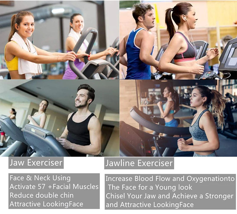 Jawline Exerciser Jaw Muscle Toner Training Fitness Ball Anti-aging Food-grade Silica Face Chin Cheek Lifting Slimming