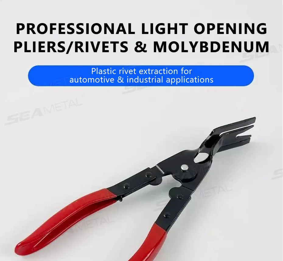 BLALION Car Headlight Repair Installation Tool Trim Clip Removal Pliers Van Door Panel Fascia Dash Upholstery Remover Tool