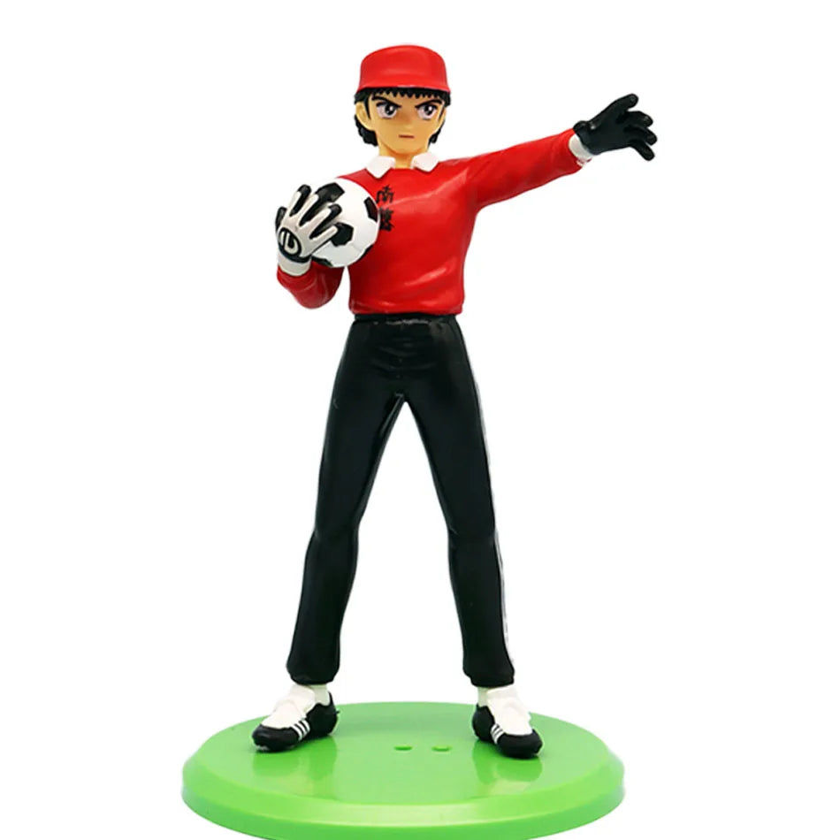 18cm Captain Tsubasa Anime Figure Ozora Tsubasa Action Figures Hyuuga Kojirou/Wakabayashi Genzou Figurine Collection Model Toys