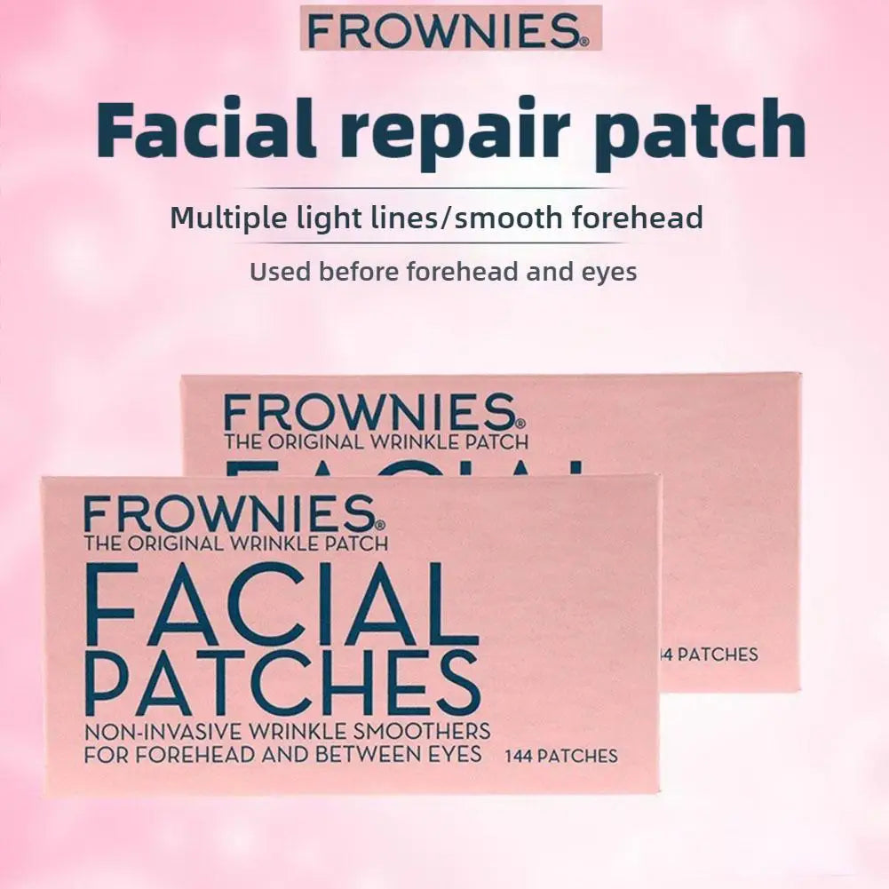 144Patches Face Lift Tape Lifting Firming Face Sticker Anti-Wrinkle Lift Up Tape Frownies Facial Patches For Women Forehead