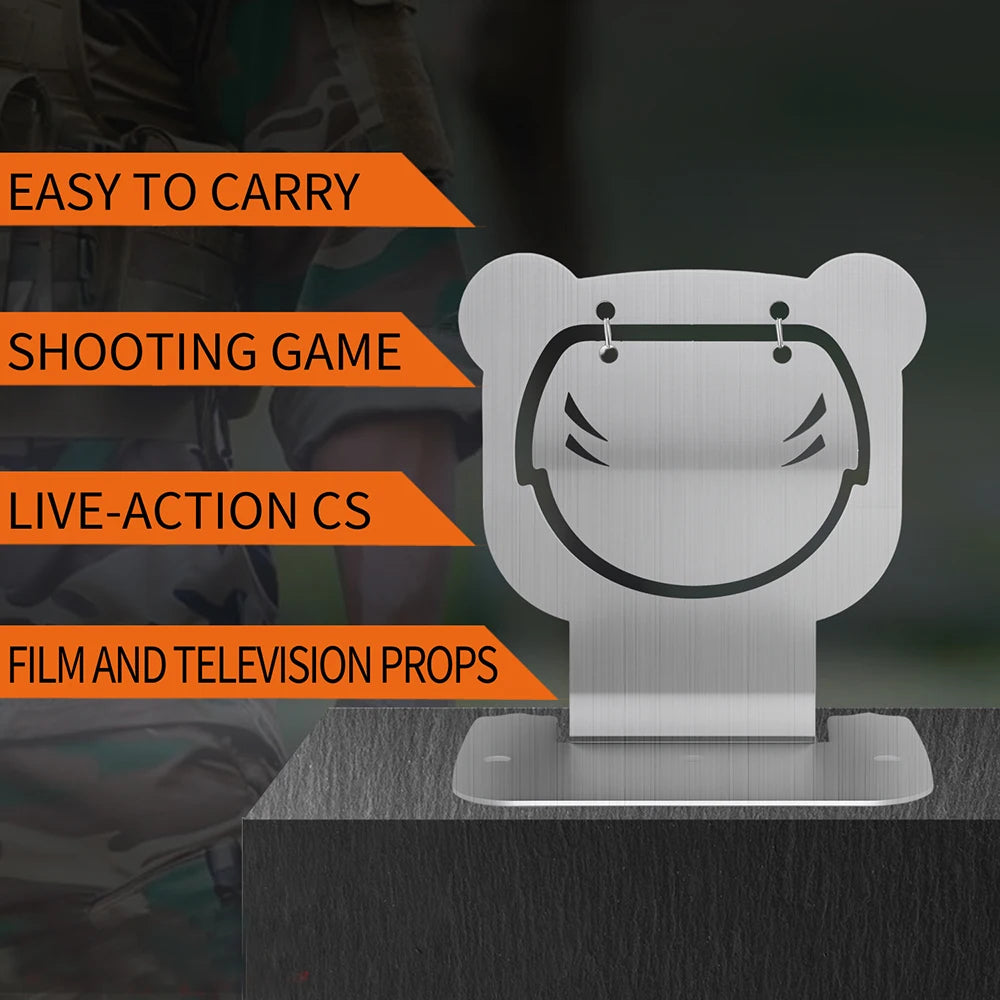 Tactical Stainless Steel Shooting Target Aluminum Alloy Training Shooting Targets Hunting Accessories