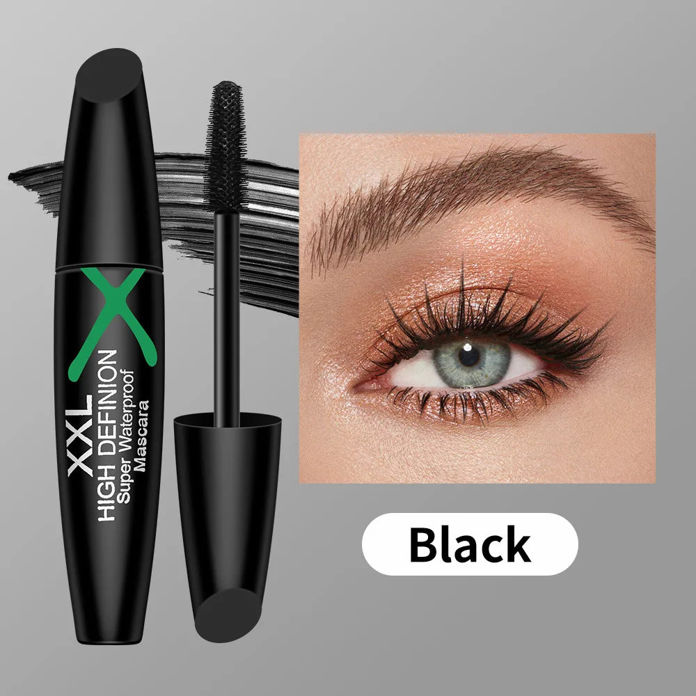 XXL plump 4D eye black waterproof, sweat proof, long-lasting, thick and slender mascara styling cream