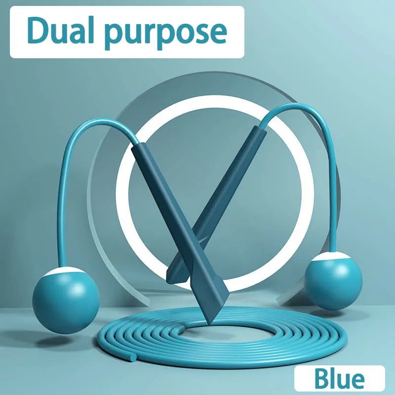 Dual Purpose Jump Rope Household Cordless Exercise Jump Rope Lightweight Fitness Fat Burning Weight Loss Exercise