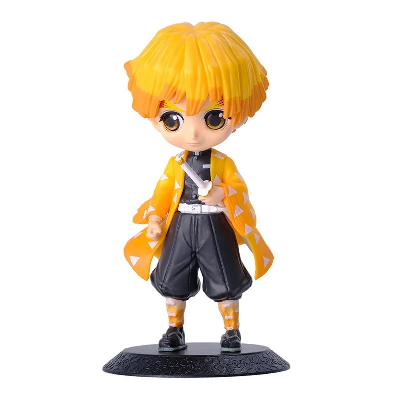 Anime Demon Slayer Action Figurine Kimetsu No Yaiba Figure Kamado Tanjirou Nezuko Agatsuma Zenitsu PVC Model Doll Toys