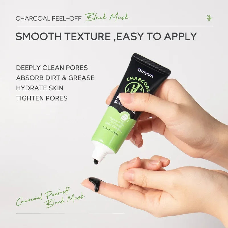 Bamboo Charcoal Fiber Mask Blackhead Removal Deep Mask Deep Cleansing Cleansing Exfoliating Mask Treatment 50g