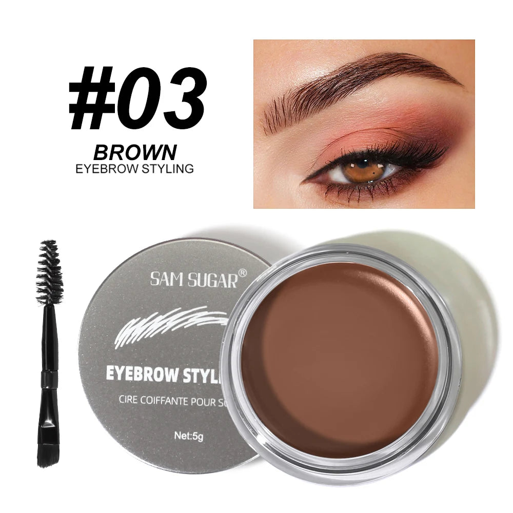 3D Wild Eyebrow Gel Wax Brow Styling Soap Tint Eyebrows Enhancers Brows White Brown Makeup Black Cosmetic Tool Makeup