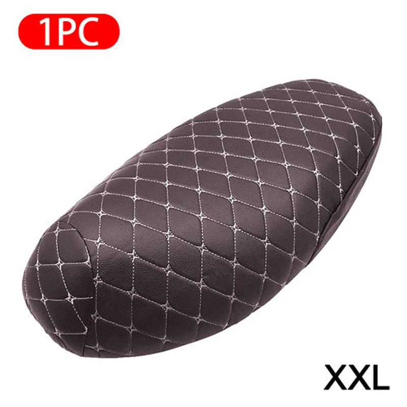 BLALION Motorcycle Seat Cover Thickened Waterproof Anti-skid Seat Protection 3D Faux Leather Seat Pad Protective Cover for Moto