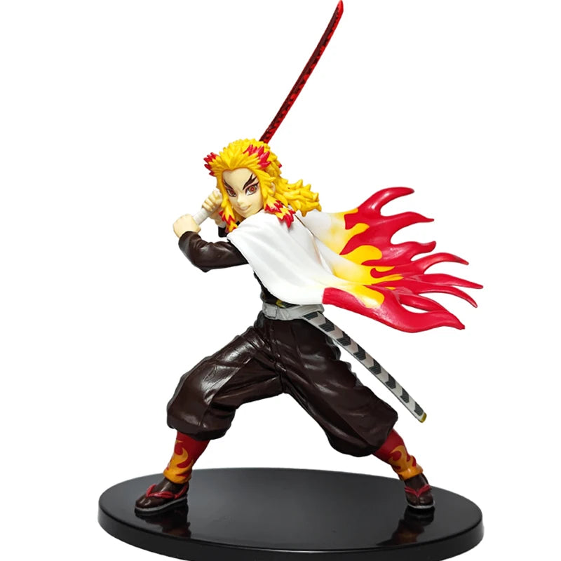 New Demon Slayer Anime Figure Tanjirou Agatsuma Zenitsu Kyoujurou Anime Model Action Figure PVC collection Toy for Kids Gift