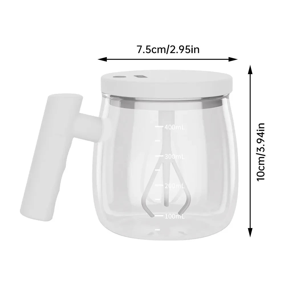 400ML Self Stirring Mug 7000RPM Electric High Speed Mixing Mug With Waterproof Automatic Mix Cup for Coffee Milk Protein Powder