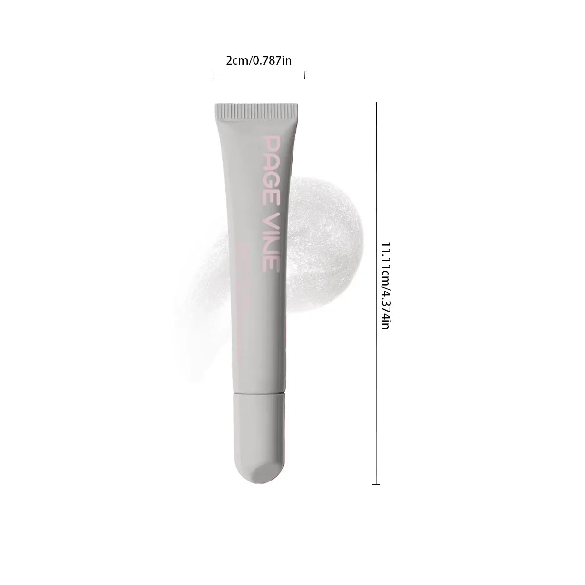2-pack lip gloss moisturizing and long-lasting color development, smooth and glossy makeup set