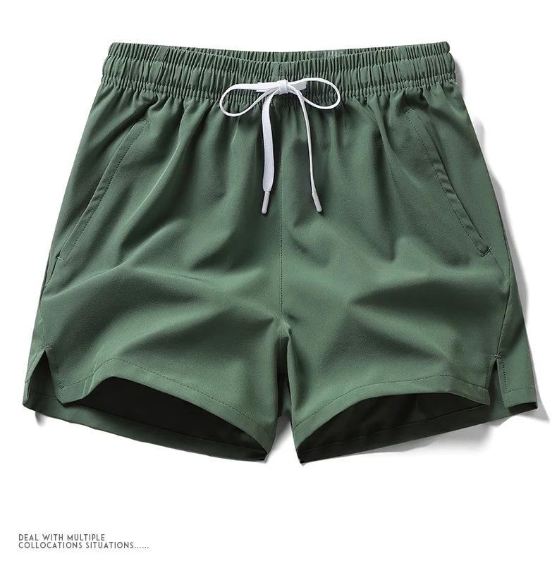2024 summer hot selling sports shorts, running pants, three piece pants, men's and women's zippered pockets, couple's short