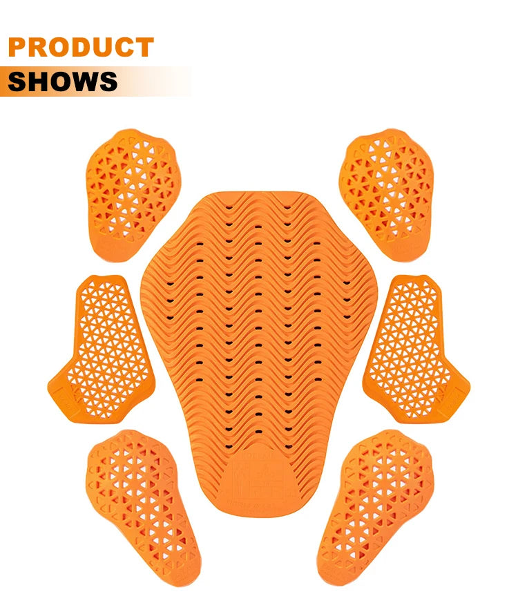 CE Certification Motorcycle Protectors Built-In Motorbike Jacket's Back Pads Motocross Knee Elbow Pads Moto Protective Gear