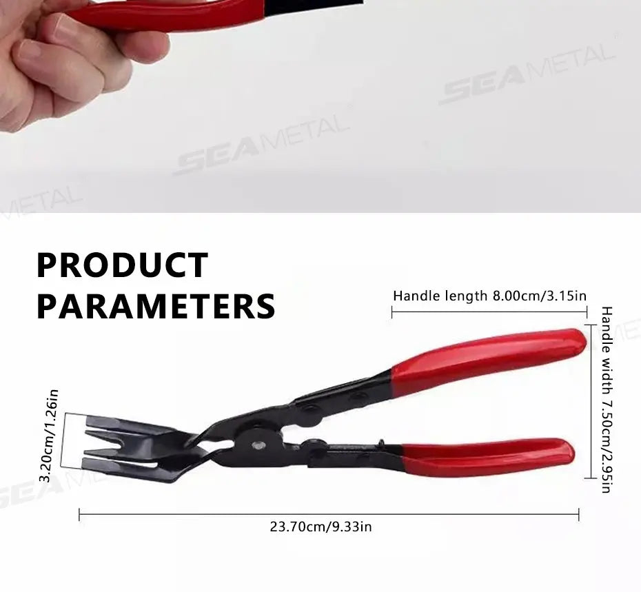 BLALION Car Headlight Repair Installation Tool Trim Clip Removal Pliers Van Door Panel Fascia Dash Upholstery Remover Tool