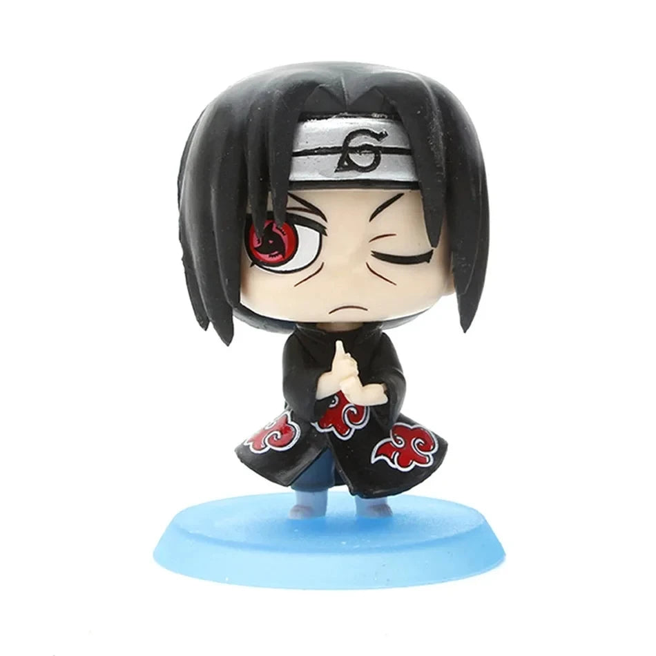 Anime Naruto Figure Toy Set Uzumaki Naruto Uchiha Sasuke Action Anime Model PVC Statue figurine Collectible Toys