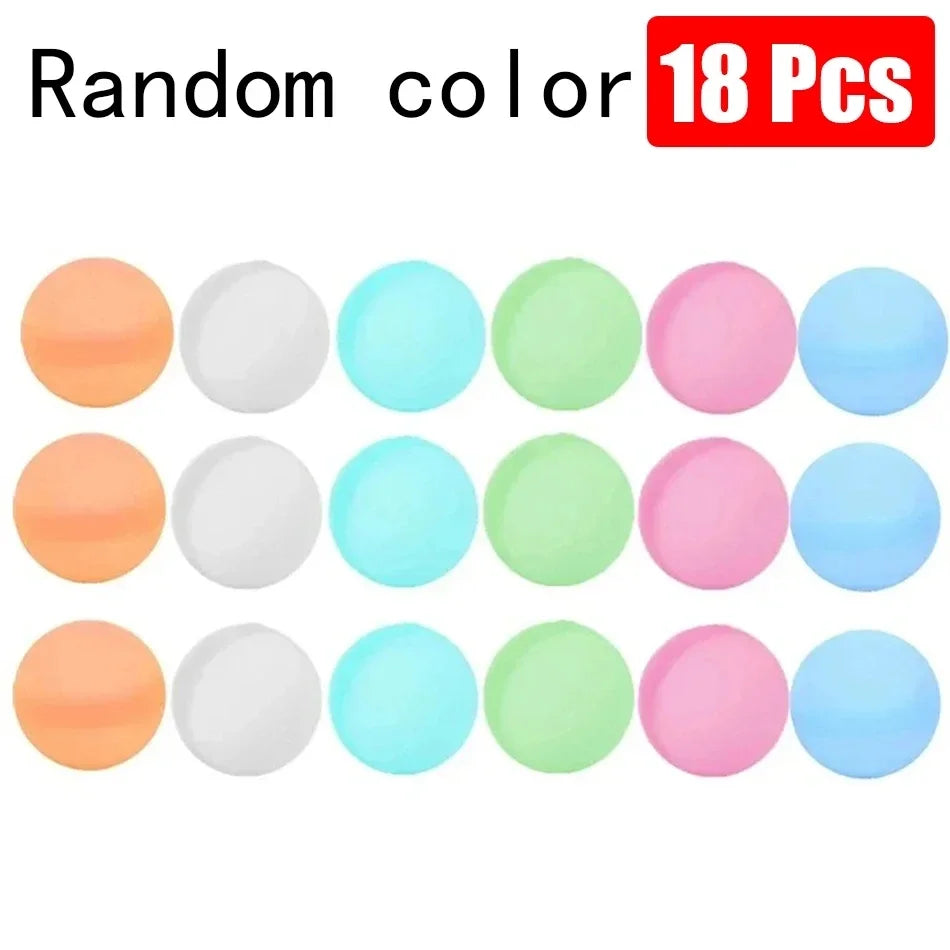 Swimming Pool Magnetic Reusable Water Balloons Refillable Water Balloon Quick Fill Self Sealing Water Bomb Splash Balls for Kids