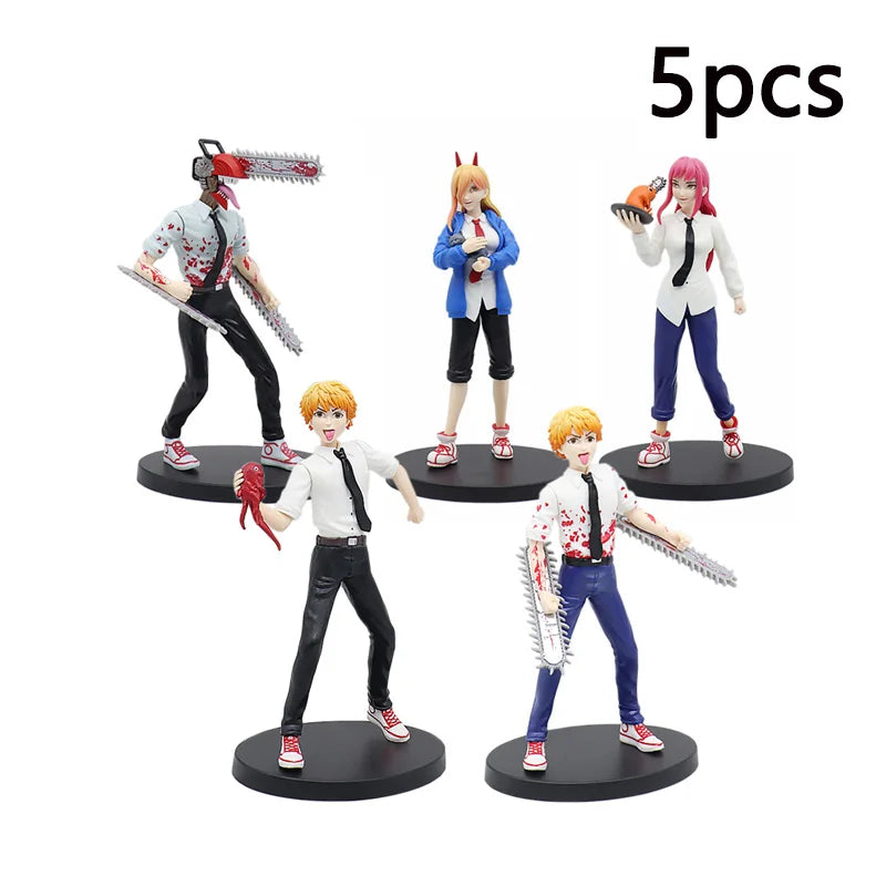 18cm Chainsaw Man Denji Anime Figure Denji/Power Action Figure Chainsaw Man Denji Figurine Adult Collectible Model Doll Toy