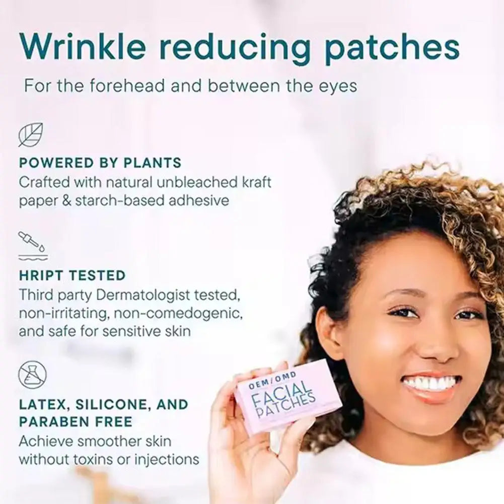 144Patches Face Lift Tape Lifting Firming Face Sticker Anti-Wrinkle Lift Up Tape Frownies Facial Patches For Women Forehead