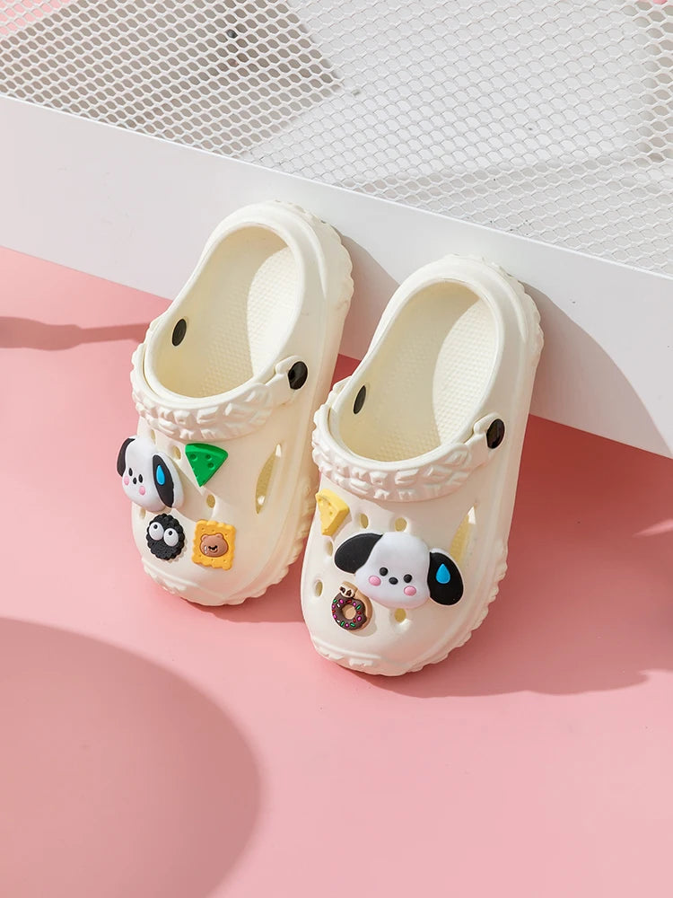 Cute Non-slip girls sandals garden shoes cartoon child baby sandals summer kids slippers high quality beach kids sandals