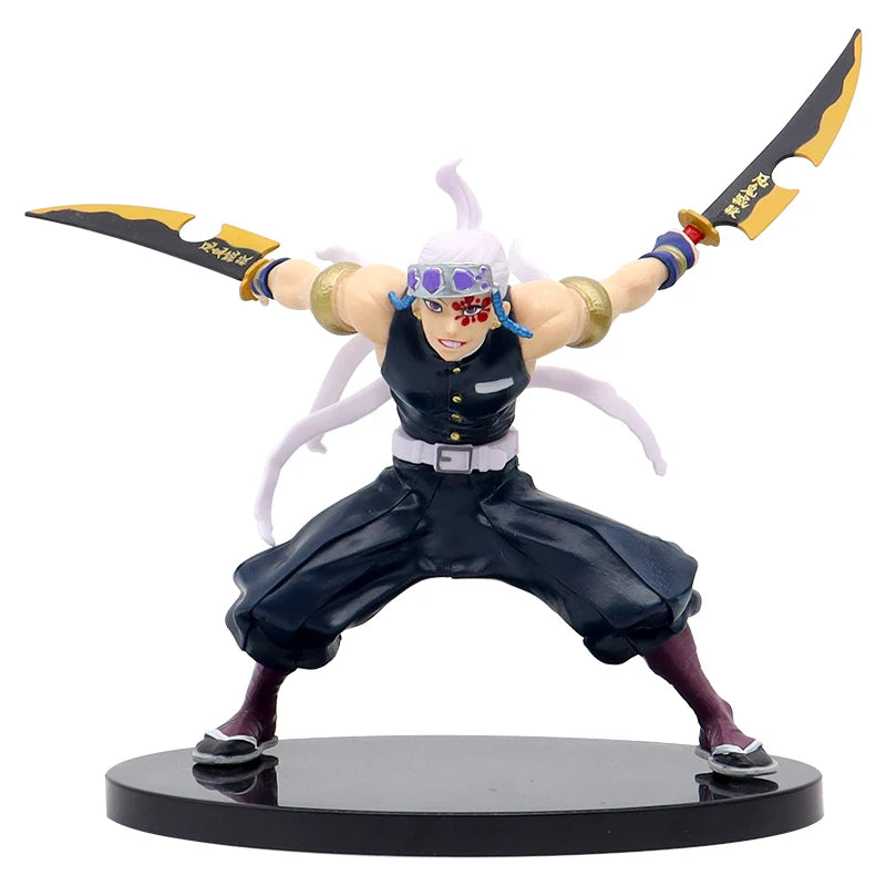 Kimetsu no Yaiba Kamado Tanjirou Anime Demon Slayer Combat version Action Figure Agatsuma Zenitsu Nezuko Warrior Model Toys