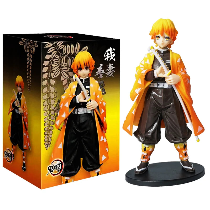 Figurine Demon Slayer Figure Kamado Tanjirou Action Figura Anime Agatsuma Zenitsu Nezuko Warrior No Yaiba Kimetsu PVC Model Toys