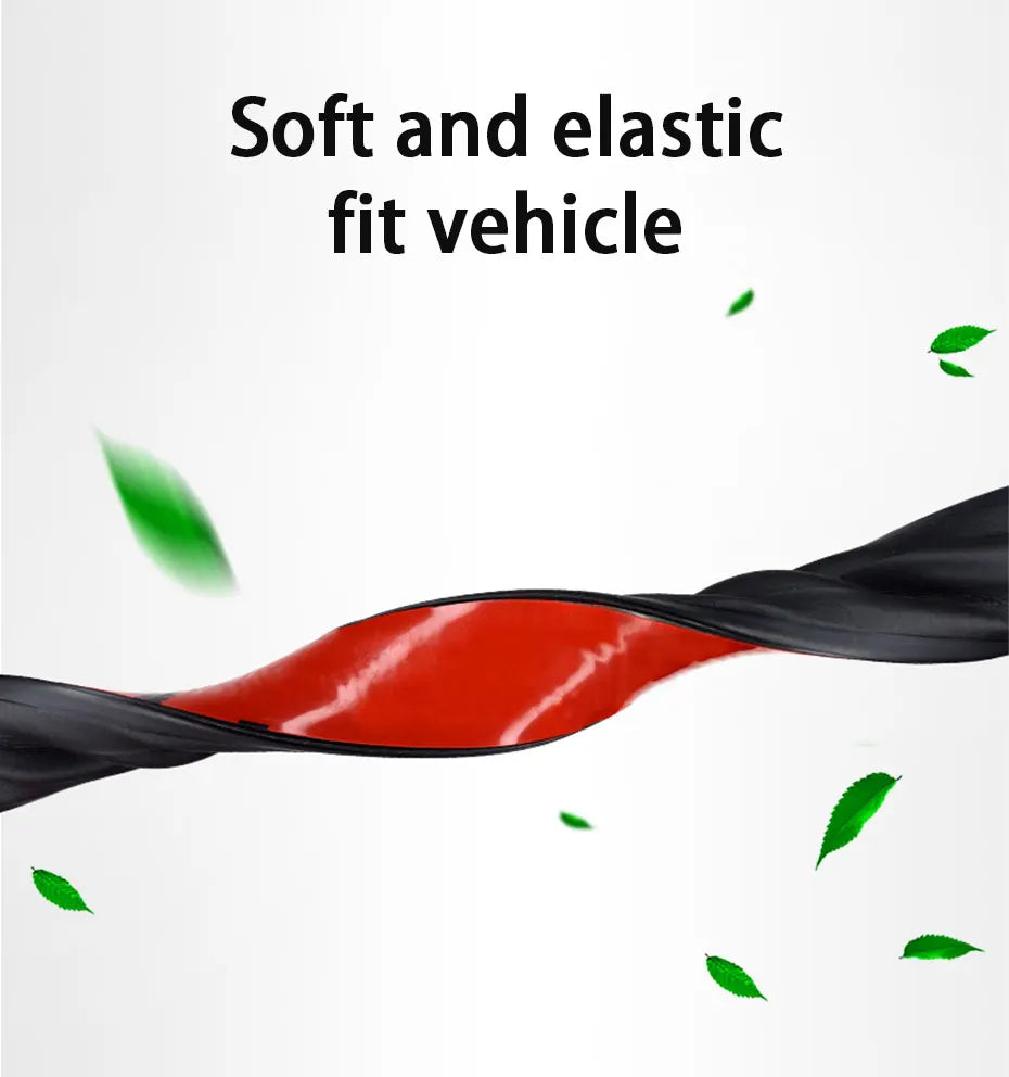 BLALION Car Door Rubber Seal Strip Filler Weatherstrip Edge Rubber Sealing For B Pillar Protection Front Car Auto Door Sealant