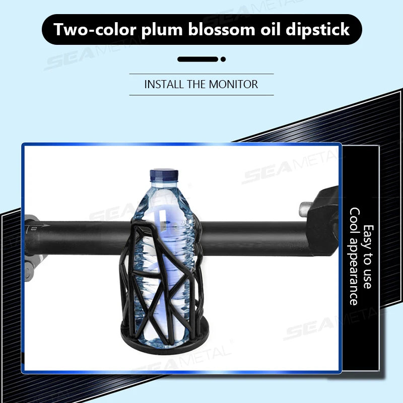 BLALION Motorcycle Universal Drink Holder Bike Water Cup Bottle Holder Handlebar Bottle Holder ABS Water Bottle Cage Accessory