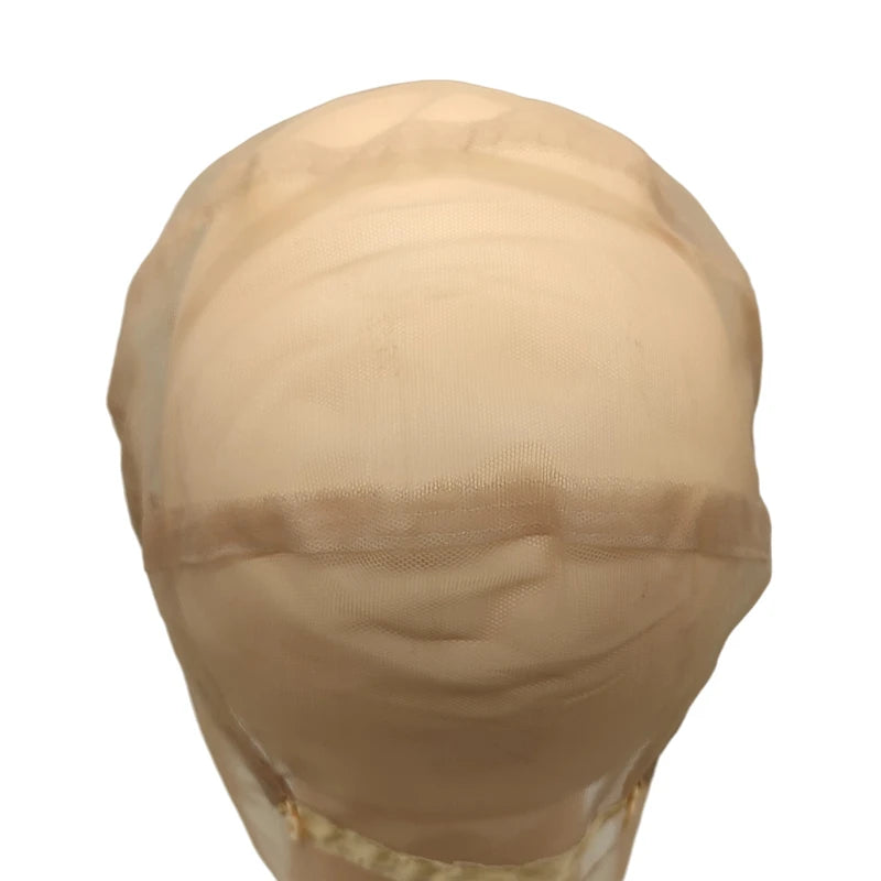 Full lace 360 cap braiding front lace cap to make wig human hair lace frontal wig large cap Adjustable Stretch