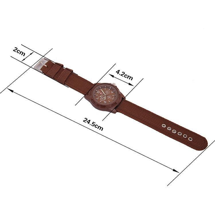 Kegllect Men Fashion Nylon Woven Band Watch Swiss Watches
