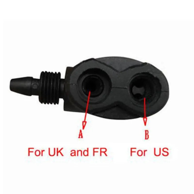 2pcs Cycling Accessory Bicycle Bike Cycle Tyre Tube Replacement Dual Head Air Pump Adapter Valve Useful Bicycle Component Pump