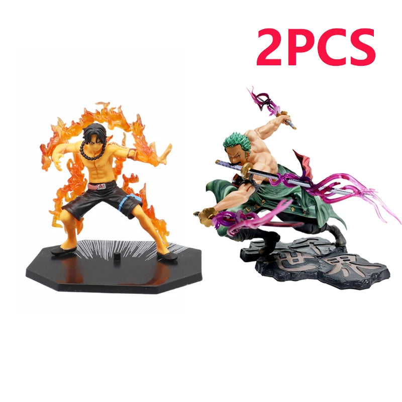 New One Piece Luffy Figure Roronoa Zoro Three-Blade Sa-Maximum Manga Anime Statue PVC Action Collection Model Toys For Children