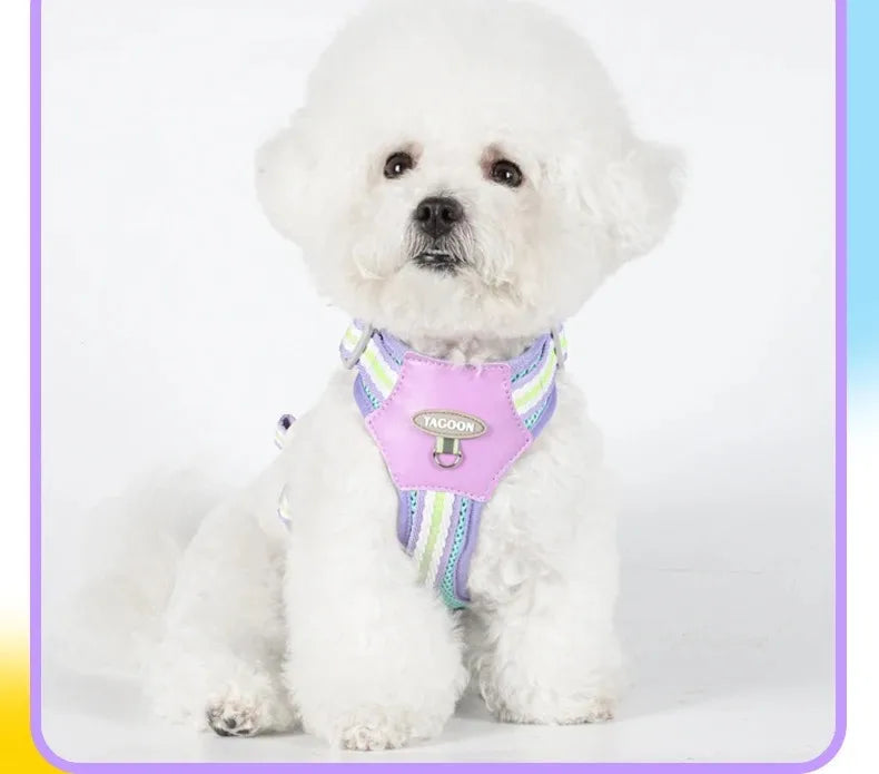 Puppy Harness Collar Dog Big Pet Tactical Vest Accessories Supplies Cats Chest Leash Dogs Pets Things Small Products Collars