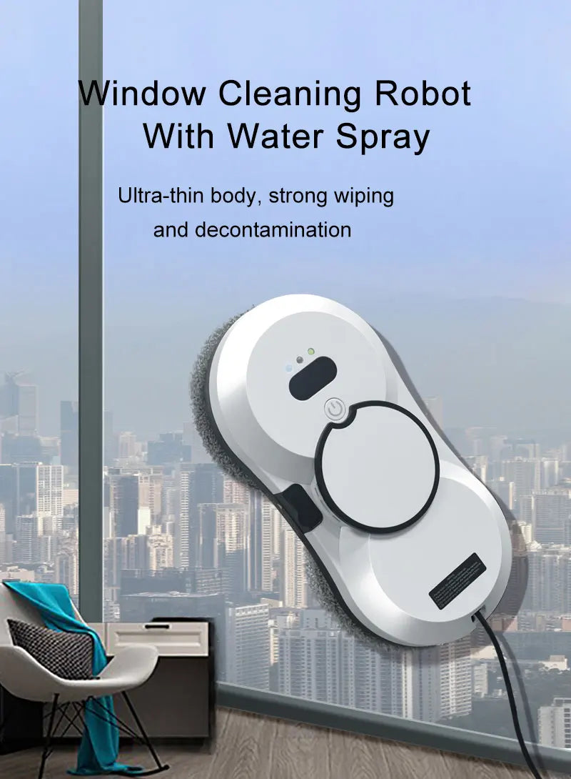 PuRuiKai robot electric automatic window cleaning Robotic vacuum cleaner, with remote control, automatic spray