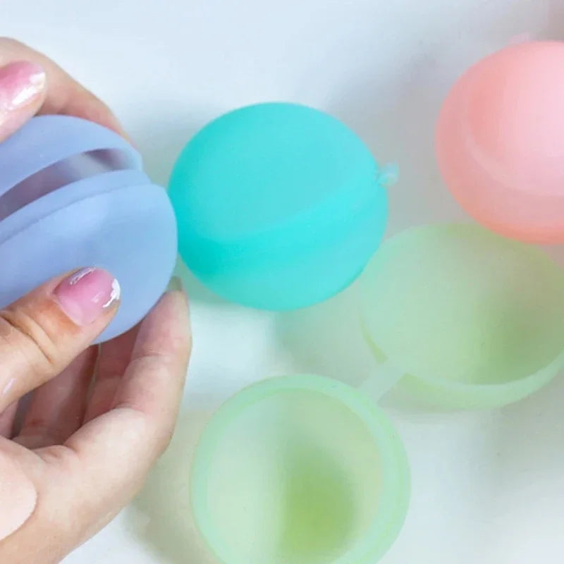 Swimming Pool Magnetic Reusable Water Balloons Refillable Water Balloon Quick Fill Self Sealing Water Bomb Splash Balls for Kids