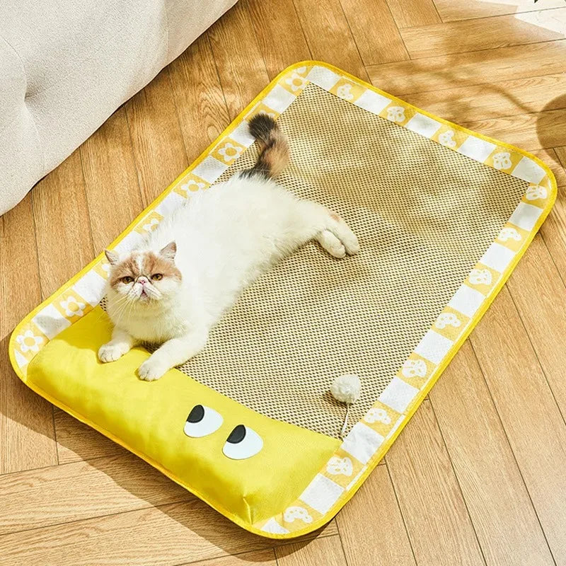 Summer Cooling Pet Bed Cats House Accessories Puppy Products Dog Mat Things Houses and Habitats Beds Accessory All Supplies