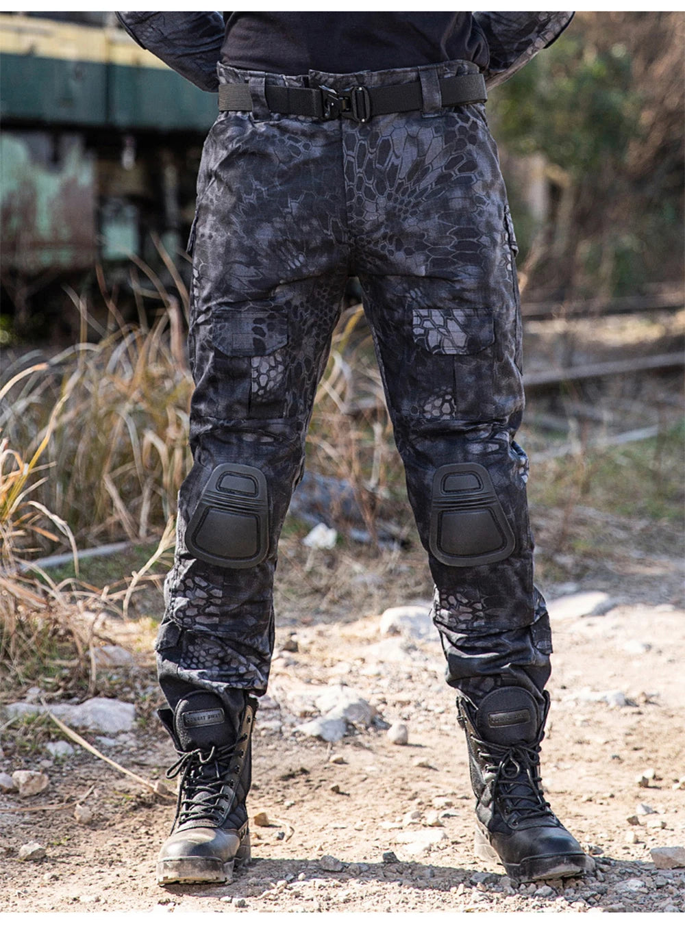 Tactical Camouflage Pants Outdoor Hunting Training Suit Combat Pants Ripstop Cargo Pants Men's Working Clothing Hiking Trousers