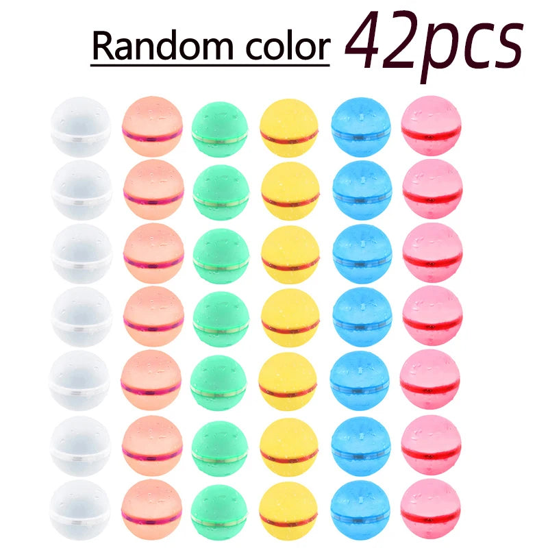 Swimming Pool Magnetic Reusable Water Balloons Refillable Water Balloon Quick Fill Self Sealing Water Bomb Splash Balls for Kids