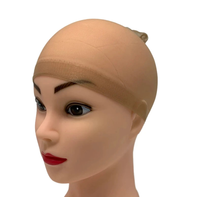 1/5/10 Pack Transparent HD Wig Caps Invisible Sheer Breathable Ultra-Thin Stretchy Stocking Caps for Lace Front Wigs
