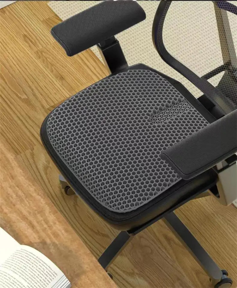 Latex cushion summer honeycomb gel seat cushion truck single piece silicone ventilated cool breathable office fart cushion