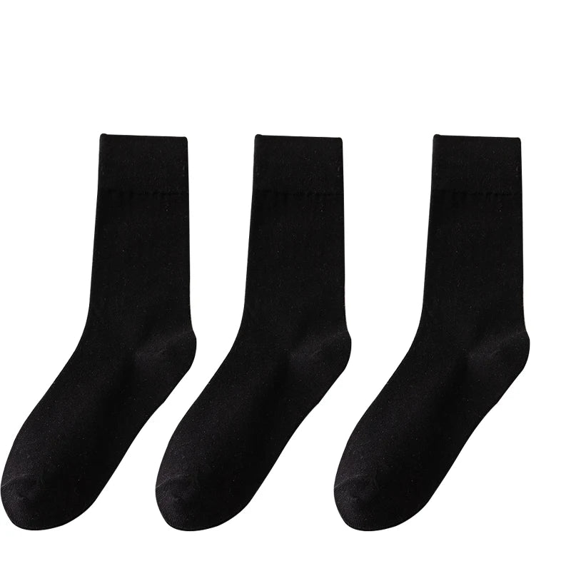 Socks women's Cotton Business Casual Soft Comfortable Solid Color Elastic Long Sock