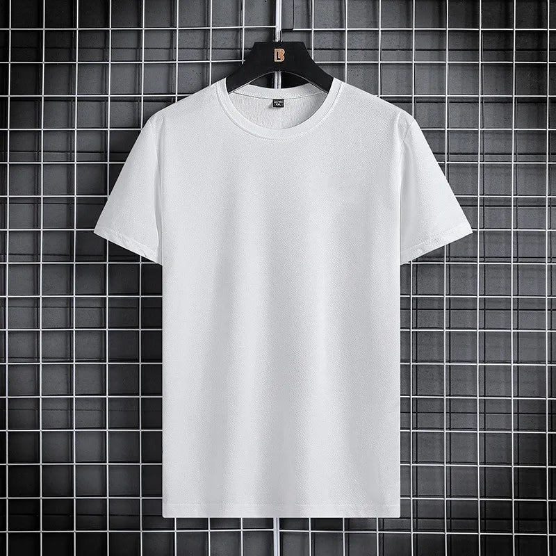NASA GISS Spring/Summer Set Two Piece Slim Fit Short Sleeve Long Pants Set Casual Fashion Minimalist Youth Sports Set