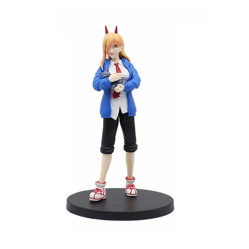18cm Chainsaw Man Denji Anime Figure Denji/Power Action Figure Chainsaw Man Denji Figurine Adult Collectible Model Doll Toy