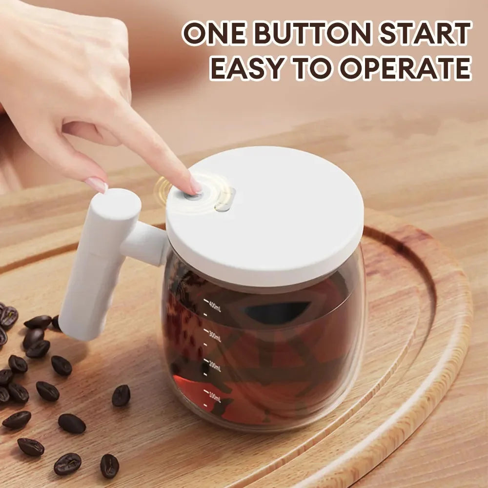 400ML Self Stirring Mug 7000RPM Electric High Speed Mixing Mug With Waterproof Automatic Mix Cup for Coffee Milk Protein Powder